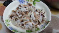 美味的八爪鱼炒韭菜做法图解1)