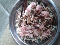 美味的葫芦肉馅煎饼做法图解4)
