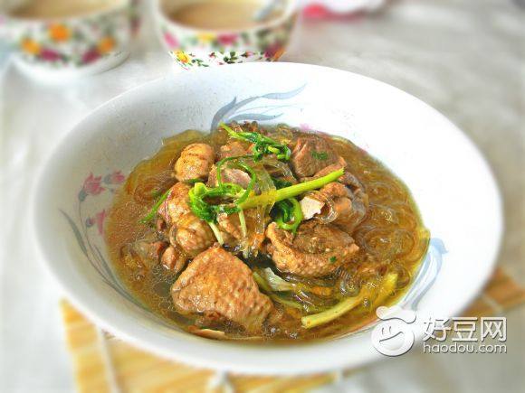 鹅肉炖粉条