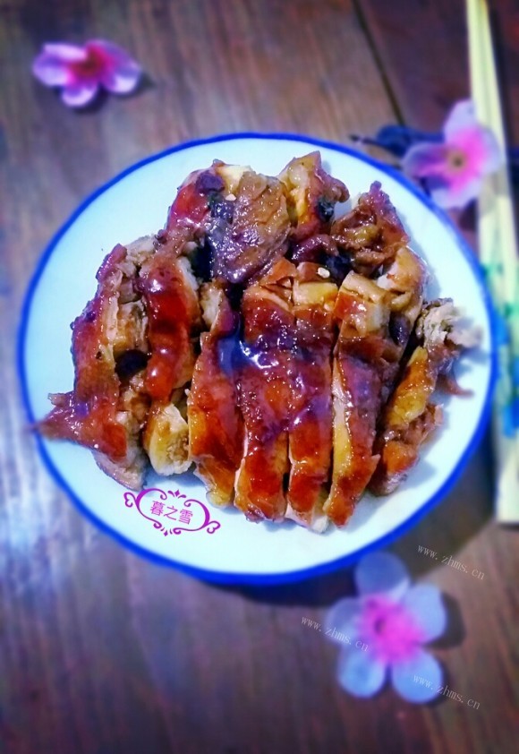 香喷喷的照烧鸡腿