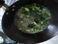 家常菜青菜粉丝做法图解7)