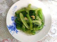 家常菜炝拌生菜