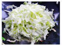 家常菜包菜炒肉丝