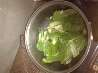 好吃的小油菜龙头鱼汤做法图解2)