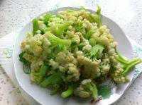 下饭菜番茄菜花做法图解1)