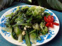 家常菜清炒莴笋叶