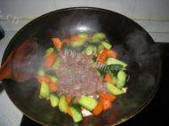 青瓜炒牛肉