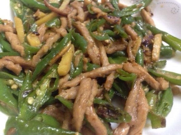 芳香四溢的青椒肉丝