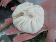 自己做的韭菜肉包做法图解12)