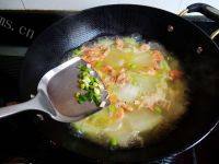 营养小河虾毛豆子冬瓜汤的做法图解十