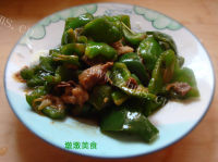 家常菜青椒炒肉