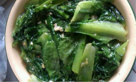 DIY清炒油麦菜