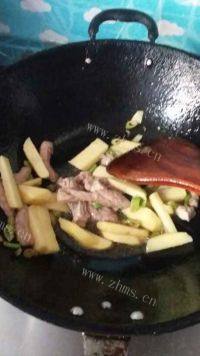 家常菜扁豆炒土豆做法图解4)