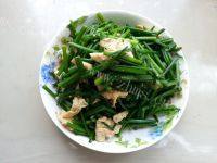 营养丰富的韭苔炒鸡蛋