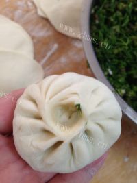 自制茴香猪肉包做法图解10)