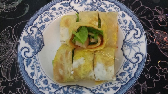 珍馐美味的鸡蛋煎饼
