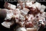 美味素鸡烧肉做法图解5)