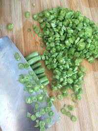美味的芸豆包子做法图解4)