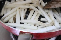 家常菜杏鲍菇烧肉做法图解8)