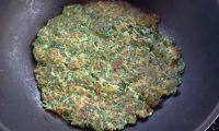 自己做的韭菜蛋饼