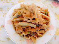 家常藕炒肉片