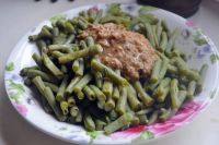 秀色可餐的麻汁豆角
