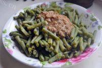 秀色可餐的麻汁豆角