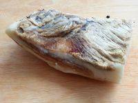 家常菜藜蒿炒腊肉做法图解2)