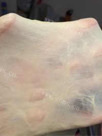 自制圣诞花环面包做法图解4)