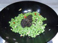 家常菜榄菜四季豆做法图解6)