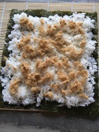 自制紫菜包饭做法图解8)