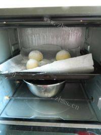 外婆教我做圣诞雪人面包做法图解10)