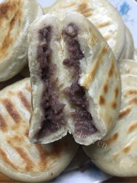 自制红豆馅饼