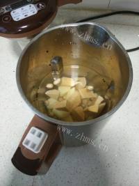 美味地瓜芝麻花生豆浆做法图解4)