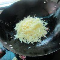 #DIY美食#干煸土豆丝做法图解6)