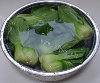 家常菜蒜蓉油菜做法图解1)