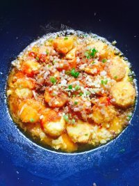 美味的铁板日本豆腐做法图解8)