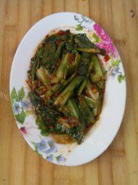 素炒油麦菜