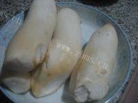 家常菜肉末杏鲍菇做法图解1)