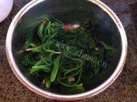 甘脆的菠菜拌粉丝做法图解6)