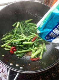 家常菜干煸菜心做法图解6)