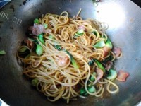 中式炒意面做法图解8)