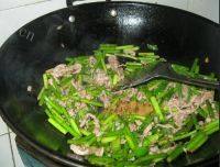 味道不错的蒜薹炒肉丝