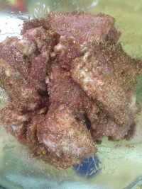 家常菜粉蒸肉做法图解4)