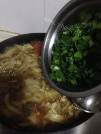美味的面片汤做法图解12)