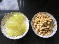 酸甜葡萄豆浆做法图解2)