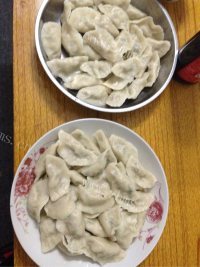 美味的莲藕猪肉饺子