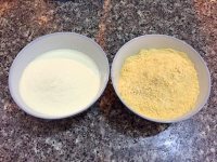 好吃的奶香玉米面饼做法图解1)