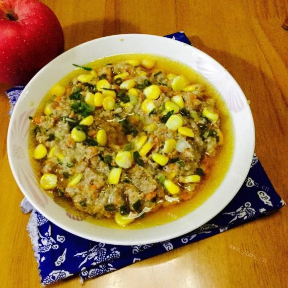 好吃的蒸肉饼