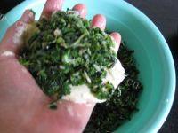 自己做的荠菜馅菜饽饽做法图解12)